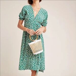 Anthropologie Faithfull the Brand Floral Midi Dress Size 2
